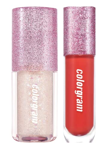 Colorgram Milk Bling Shadow - 02 Opal Flash + Thunderbolt Tint Lacquer - 06 Pretty Tok Bundle #TOP27