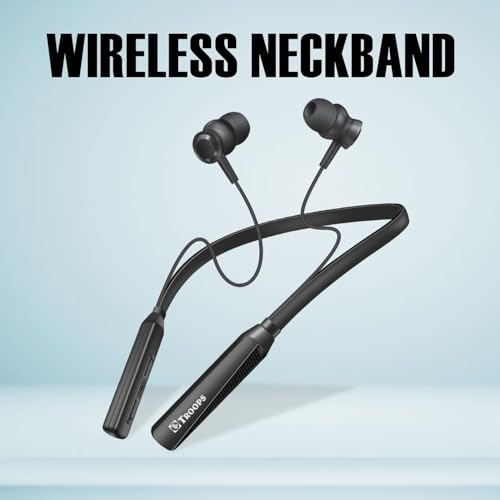 TP TROOPS Wireless in-Ear Neckband Bluetooth In Ear Earphones with