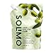 Marque Amazon - Solimo Recharge de savon liquide pour les mains. Soin hydratant à l'olive- 1000ml