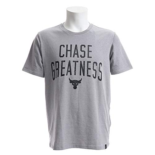 Under Armour Project Rock Chase Greatness Training T-Shirt - Large - Grey