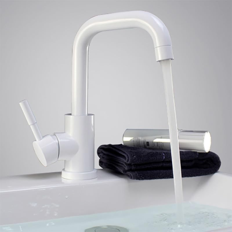 Robinet de lavabo design pour vasque de salle de bain familiale avec mitigeur eau chaude