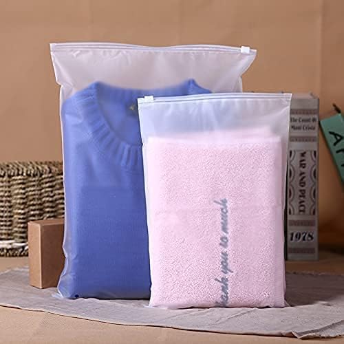 Pobuu 25 Pack Zip-Lock Travel Storage Bag,5 Mixing Size Luggage Pouch Bags Organizer Hospital Bag Space Saving Bags for Clothes Shoes Home Hospital School Trip