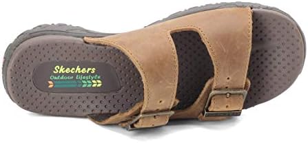 Skechers Women's Reggae-Jammin Sandal,desert crazyhorse,8 Extra Wide US | Image 5