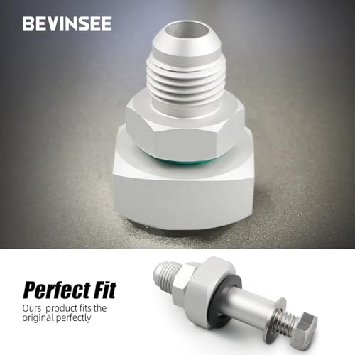 Bevinsee 6AN Universal Fuel Tank Return Line Fitting Bung Kit – Weldless 6061 Aluminum - Image 3