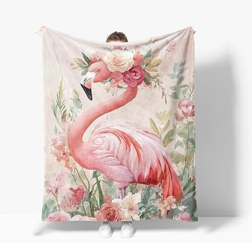 Tropical Flamingos Quilted Blanket NCU0TL844