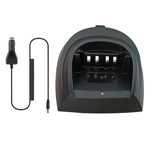 TH-UV8000D Charger Base with Indicator DC8.6V for Two Way Radio UV8000E Charger Dock Original Walkie Talkie Accessories with 12-24V Car Charger