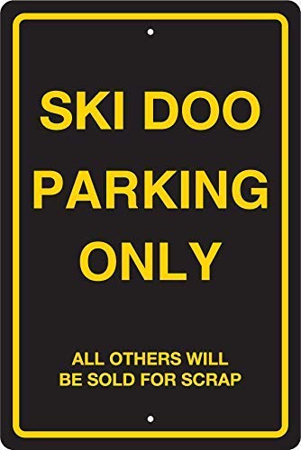 Ufcell Metal Parking Sign 8x12 inches Unique Style