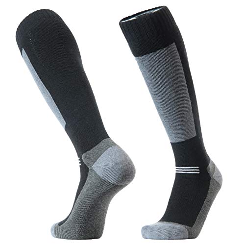 KOLD FEET Women's Men's Knee-High Merino Wool Ski Socks Lightweight Performance Warm Outdoor