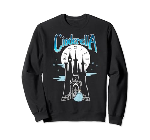 Sweat Disney Cendrillon Midnight Castle pull imprimé château bleu