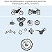 Lower Steering Stem Bushing for LTZ250 LTZ400 KFX400 ATC400 DVX400 LT500R - Durable Nylon Bushing - 51661-09F00 - Steering Bushing KFX400