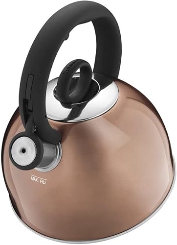 Miniatura 3 de Cuisinart CTK-S17MCP Aura - Tetera de 2 cuartos de galón, prepara 2 cuartos de agua hirviendo en esta tetera clásica, cobre
