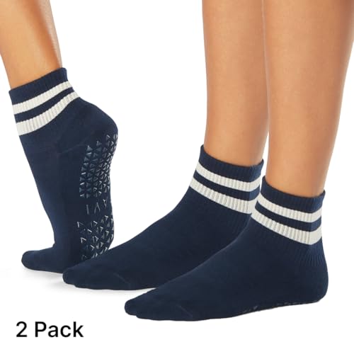 Image of TAVI Aria Pilates Socks - Grip Socks for Women with Non-Slip Grippy Sole and Arch Support, Wear for Yoga, Barre, Dance