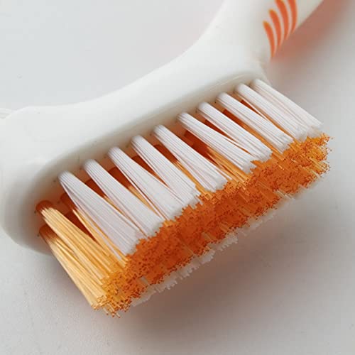 Gxxmei 4Pcs Denture Brush Toothbrush Denture Toothbrush Brush Cleaning Brush For False Teeth Cleaning #TOP4