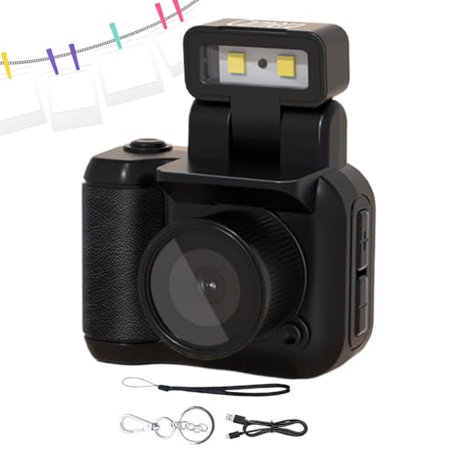Digital Camera With LED Flash, Vintage 1080p Camcorder, Portable Snap Video Camera, Compact Vintage Camcorder, Digital Camcorder