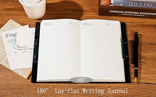 A5 Tagebuch mit Zahlenschloss und 180° Liegeflach, aus weichem PU-Leder mit geprägtem Sternzeichen-Design – Ideal für Erwachsene, Frauen, Männer und Teenager, für mehr Privatsphäre – Pfauenblau