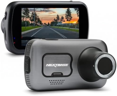 Nextbase 622GW Dash Cam Full 4K/30fps UHD Recording in Car DVR Camera- 140° Front- Wi-Fi, GPS, Bluetooth- Super Slow Motion @ 120fps- Image Stabilisation- what3words- Night Vision- Alexa Built-in