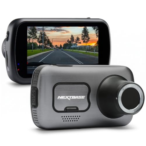 Nextbase 622GW Dash Cam Full 4K/30fps UHD Recording in Car DVR Camera- 140° Front- Wi-Fi, GPS, Bluetooth- Super Slow Motion @ 120fps- Image Stabilisation- what3words- Night Vision- Alexa Built-in