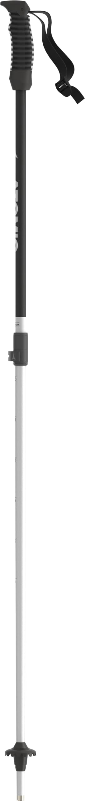 Atomic AMT Jr Bâtons de Ski télescopiques - Noir/argenté - Longueur 75-105 cm - 3 bâtons de Ski en Aluminium de qualité supérieure - Poignée Ergonomique JR sur Le bâton - Dragonne Essential - Bâtons