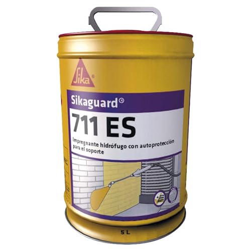 Sikagard 711 ES, Impregnante hidrófugo para fachadas, efecto repelente, Incoloro, 5L