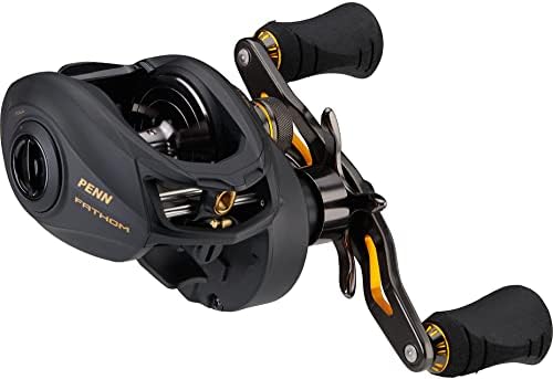 PENN Fathom Low Profile Reel Black Gold 8.1 oz
