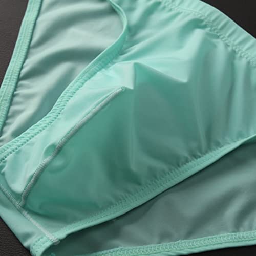 Masculine Underwear Briefs for Men Men's Silk Transparent Panties2