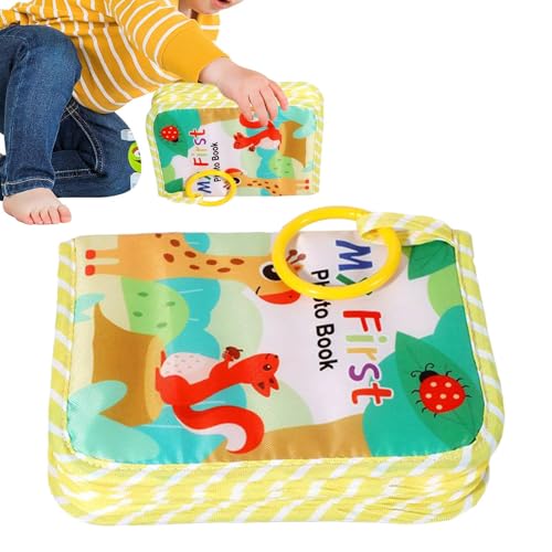 Babyfotoalben,Erstes Babyalbum Weich - Andenken Erinnerungstuch mit Spiegel für Familie Kinder Geburtstag Geschlechtsenthüllung und Erinnerungen Babyfotoalben,Erstes Babyalbum Weich - Andenken Erinnerungstuch mit Spiegel für Familie Kinder Geburtstag Geschlechtsenthüllung und Erinnerungen