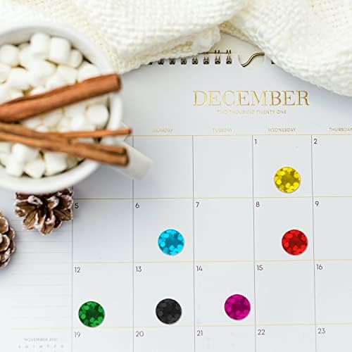 3520pcs Laser Dot Stickers, 1/4 Inch Color Coded Label Sticker Round Color Coding Stickers Small Circle Labels for Kids Adults Labeling Journaling Planner Scrapbooking (16 Colors)