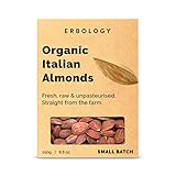 100% Organic Almonds 8.8 oz - Fresh, Raw and Unpasteurized - Small Batch - Sustainably Straight from...