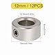 HYRYC 12stk Stellringe Stellring 12mm Feststellring T12 Wellensicherungsring Tiefenanschlagringe für CNC 3D Drucker (12mm)