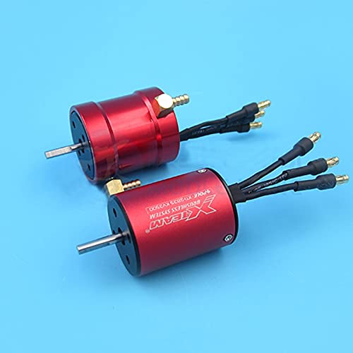 1PC High Power 2835 bezszczotkowy silnik KV3500 7.4V-14.8V/2S-4S silniki chłodzone wodą w wale 4mm do części do łodzi elektrycznych RC Jet (Color : Motor and jacket)