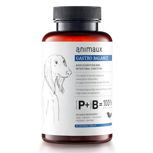 animaux Gastro Balance Dogs - probiotici per cani per un'alimentazione regolare - 90 compresse masticabili - favorisce la digestione naturale - alimentazione complementare con finocchio e salvia