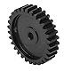 Stahlsporngetriebe, Mod 0,8 Servo -Zahnrad 30 Zahn mit Übertragung Torsion für Industrieteile 4307 1025 0030