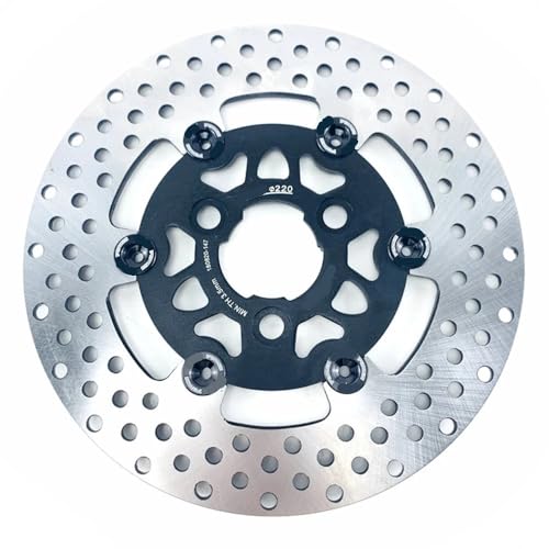 Disque de frein e-bike CNC 220mm 3 trous flottant pour Jog RSZ Force - 4