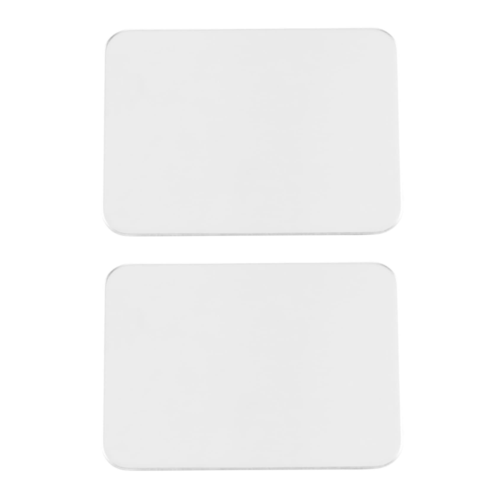 Baglaum 2X Salon Manicure Finger Ring Color Palette Make Up Cream Foundation Mixing Palette Stainless Steel Plate