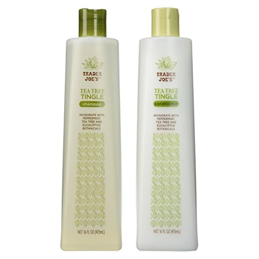 Trader Joe's Tea Tree Tingle Shampoo & Conditioner, 16 oz.