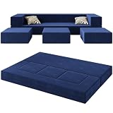 Vivaadecor 80'' Velvet Folding Bed Couch