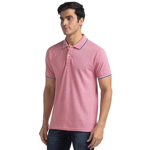 Image of Colorplus Tailored Fit Medium Green T-Shirt for Men