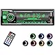 Autoradio Bluetooth, Wistrue Auto Radio Bluetooth mit 7 Farben Licht Einstellbar 1 Din Autoradio FM/2USB/AUX/TF MP3 Player Unterstützt iOS und Android