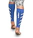 Gabor Fitness Graduated 20-25mm Hg Compression Running Leg Sleeves, Medium, Blue