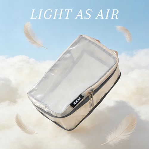 Image of BAGAIL 6 Set Ultralight Compression Packing Cubes Packing Organizer for Travel Accessories Luggage Suitcase Backpack