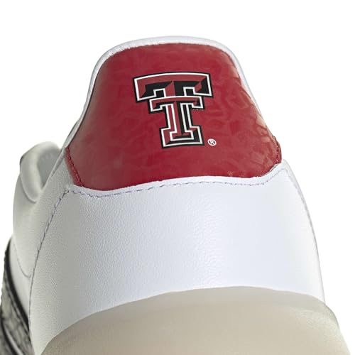 Image of adidas Men's NCAA Team Barreda Decode, White /Black /Team Power Red /Texas Tech University, 14