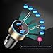 Produktbild UGI Dual Ports Auto Ladegerät Adapter 3.1A USB Zigarettenanzünder Steckdose 12V/24V Digital LED Voltmeter für Handy Tablet Kamera und mehr Ladegeräte