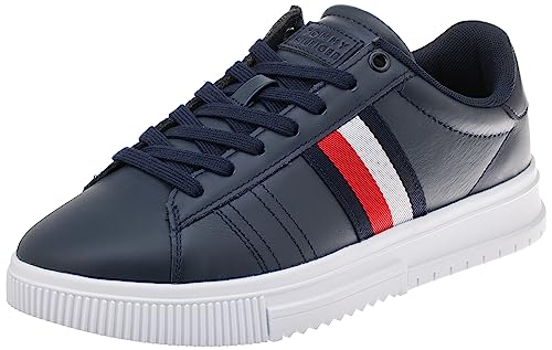 Baskets Tommy Hilfiger Homme Supercup Leather idéales pour vos tenues casual chic