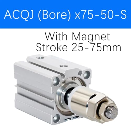 Cylindre pneumatique pour automatisation d'atelier compact avec course de 25mm - 3