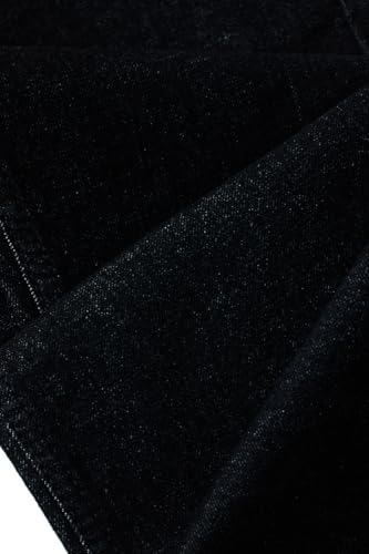 Image of SNITCH Men Casual Jeans | Straight Fit Mid Rise Solid Washed Pattern | Durable Cotton Blend & Stretchable Denim Fabric, Work & Social Outings