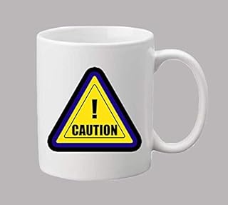 CAUTION - BREATH LIKE A BABOONS ARSE - FUNNY, HUMOUR MUG, CUP, GIFT