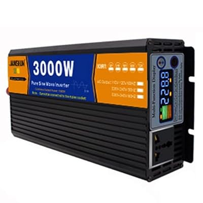QWEYHNGMO 3000w 4000w 5000w 6000w 8000w Pure Sine Wave Power Inverter Dc 12V 24V 48V 60V to Ac 110V 220V with Socket