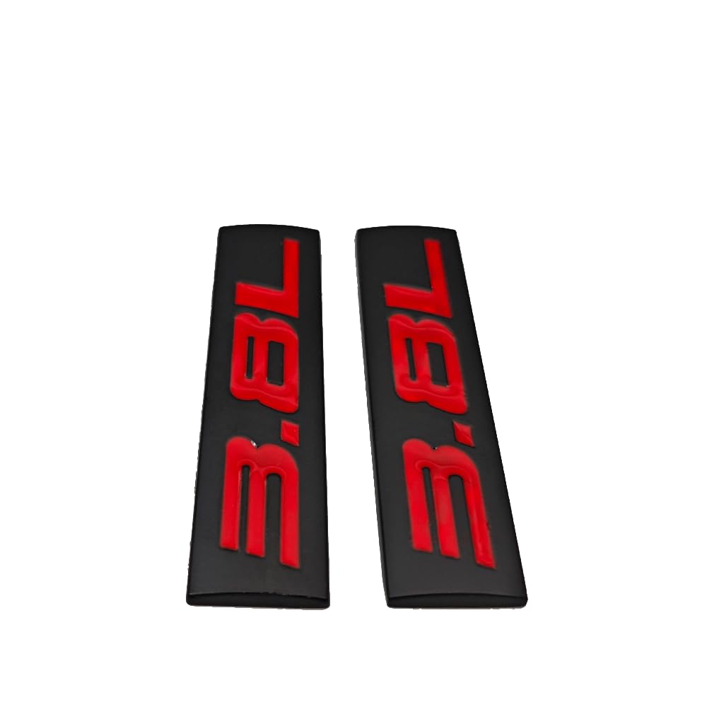 Amazon.co.jp: メタル3.8L カーエンブレム ドア フェドナー ステッカー プレミアム スポーツ ターボ 3D 3.8 ロゴ V6 V8  オートバッジ サイドウィング デカール (3.8L、ブラック&レッド) 2枚。 : Automotive 2X メタル 5.3L カーエンブレム ドア フェドナー ステッカー プレミアム スポーツ ターボ 3D 5.3 ロゴ V6 V8