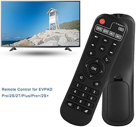 TV Set Top Box Remote Control Replacement Controller for Pro/Pro+/ 2S/ 2T / Plus/ 2S + Over 8m Distance Fast Respnse, Black