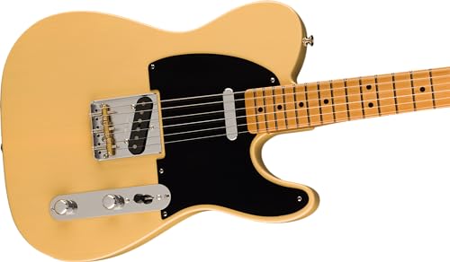 Fender Vintera II ’50s Nocaster MN Blackguard Blonde – Guitare Électrique - Les Beatles, Paul McCartney, John Lennon, RIngo Starr, George Harrison Fender Vintera II '50s Nocaster MN Blackguard Blonde - Guitare Électrique – Image 5